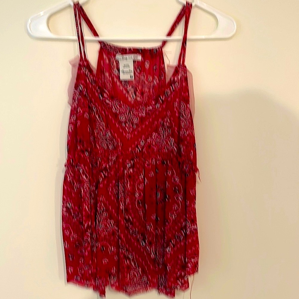 Bandanna Flowy Tank Top